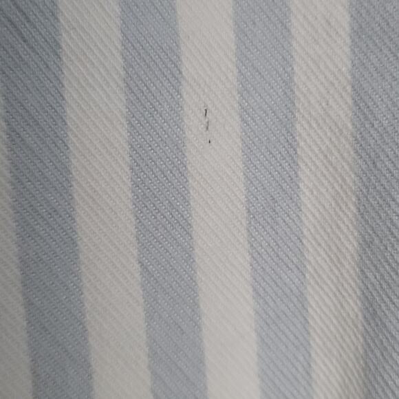 Madewell Stretch A-Line Mini Skirt-Pompano Stripe: Button-Front Edition, 32 - Picture 6 of 8